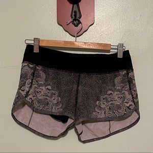 Lululemon Floral Running Shorts!